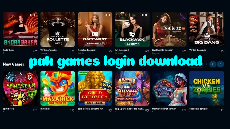 pak games login download